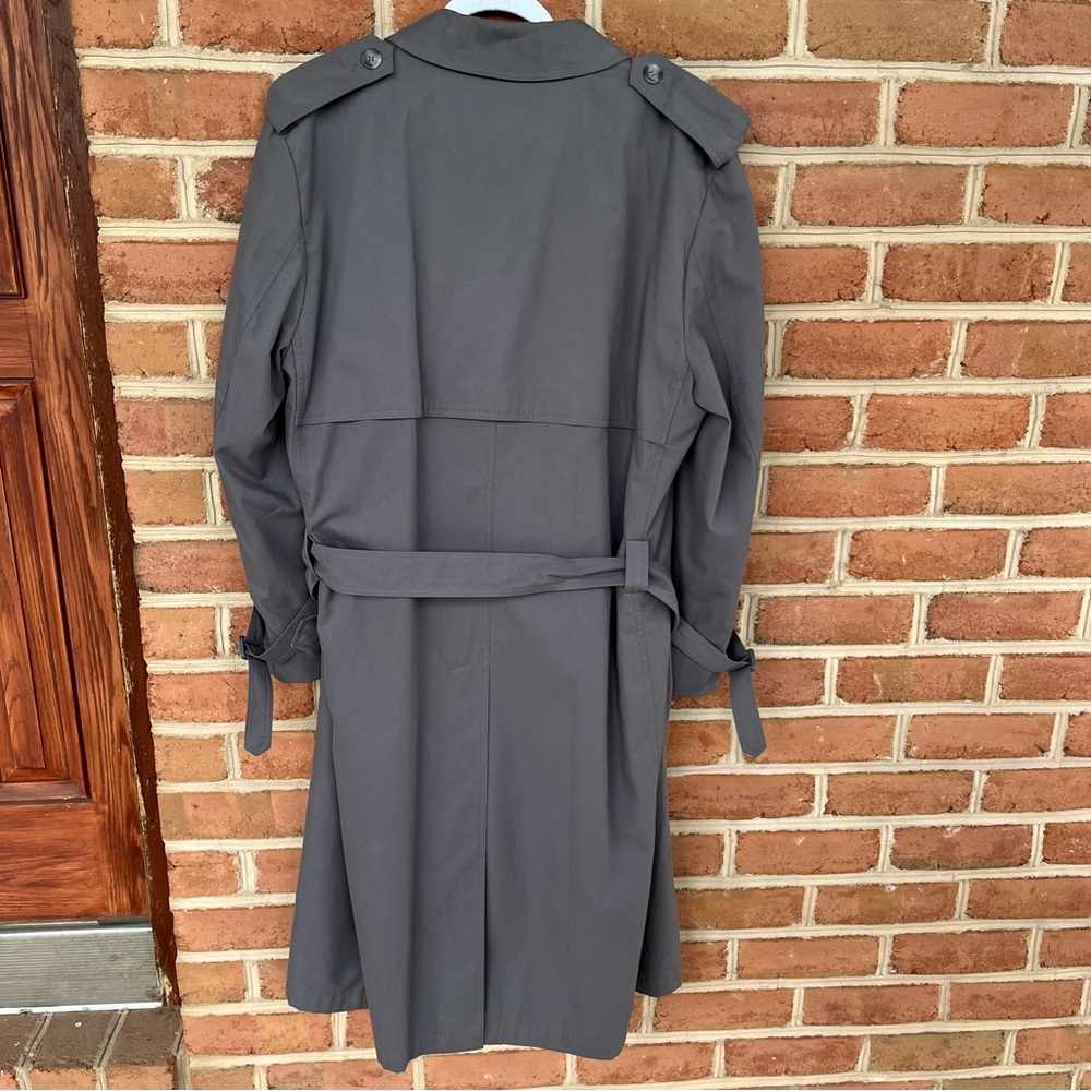Town craft soft vintage lightweight trenchcoat men’s size 40 regular- unisex - Picture 2 of 15